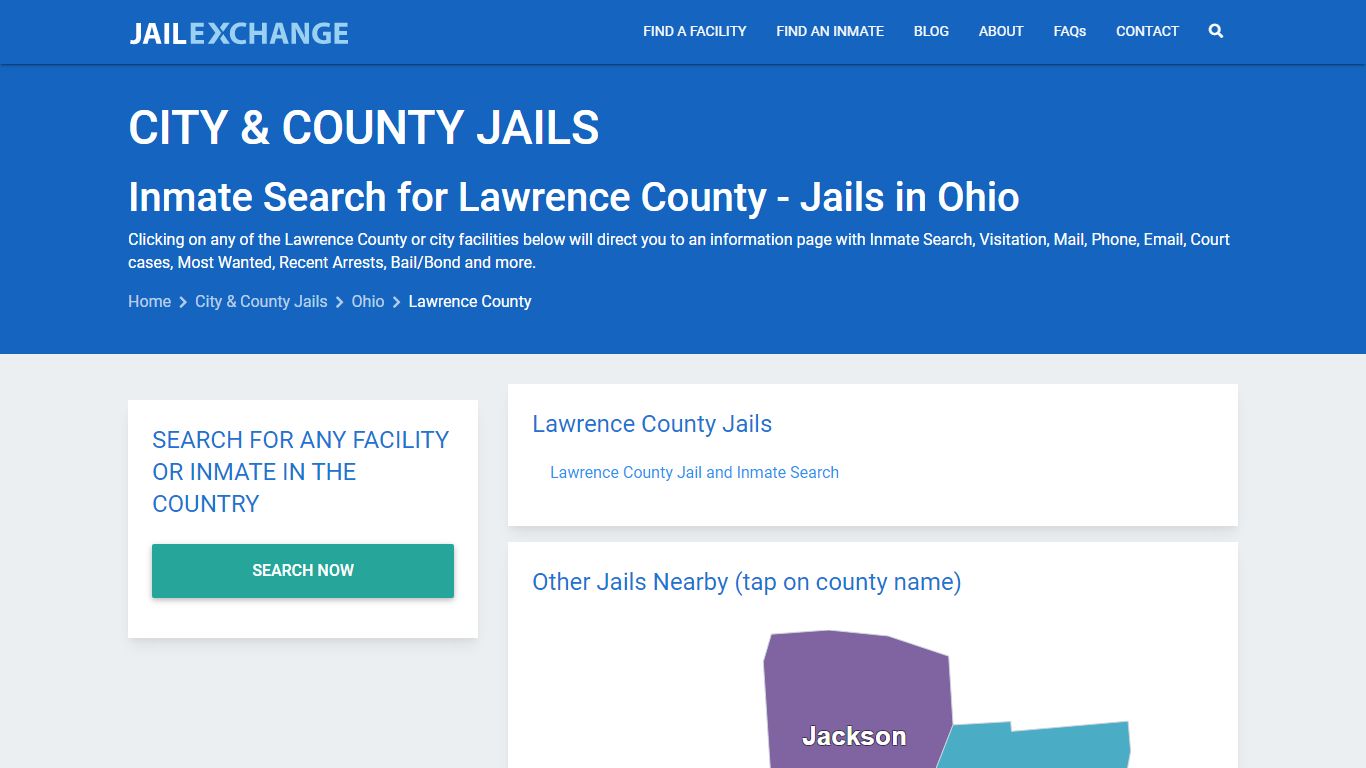Inmate Search for Lawrence County | Jails in Ohio - Jail Exchange